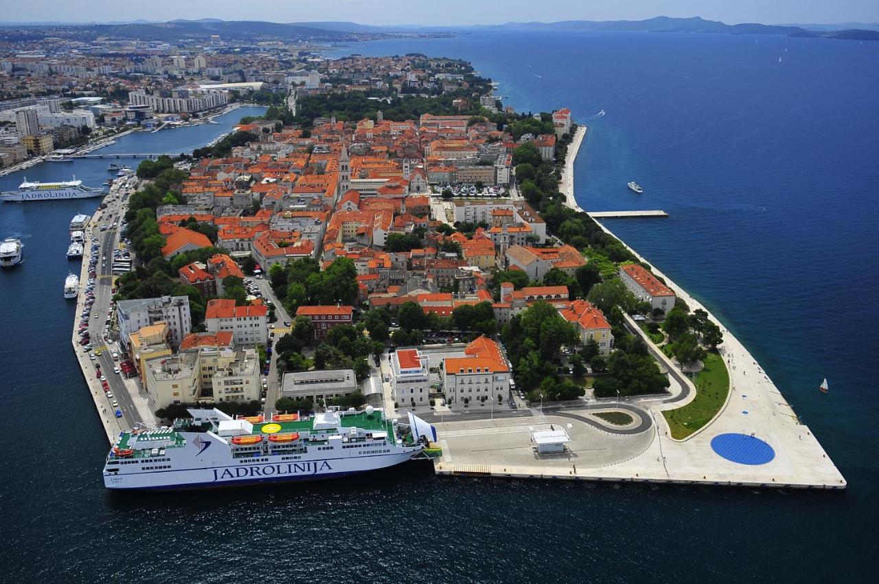 Apartman Plavo More Zadar Bagian luar foto